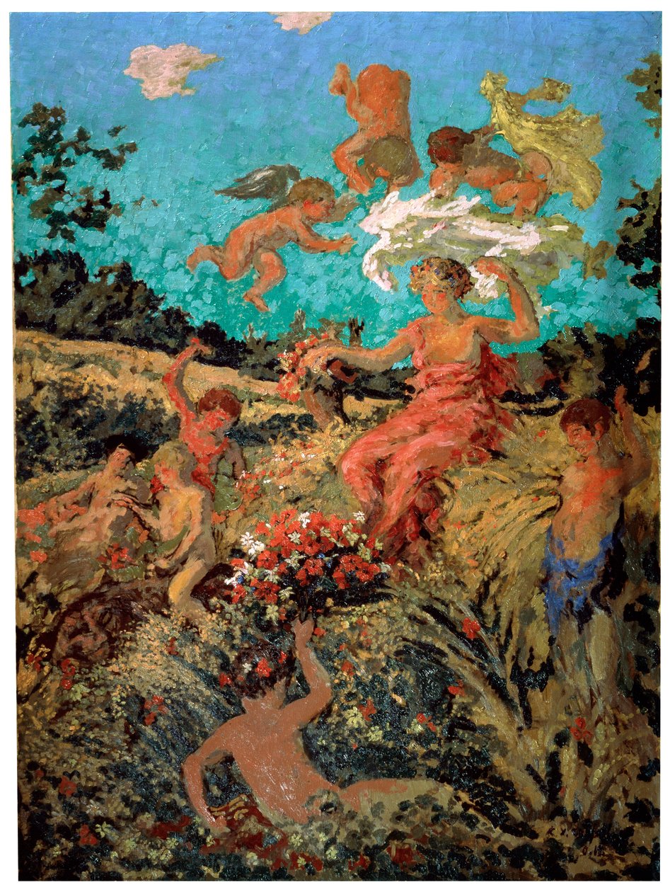 Ländliche Feier. Sommer, ca. 1911-1913 von Ker Xavier Roussel
