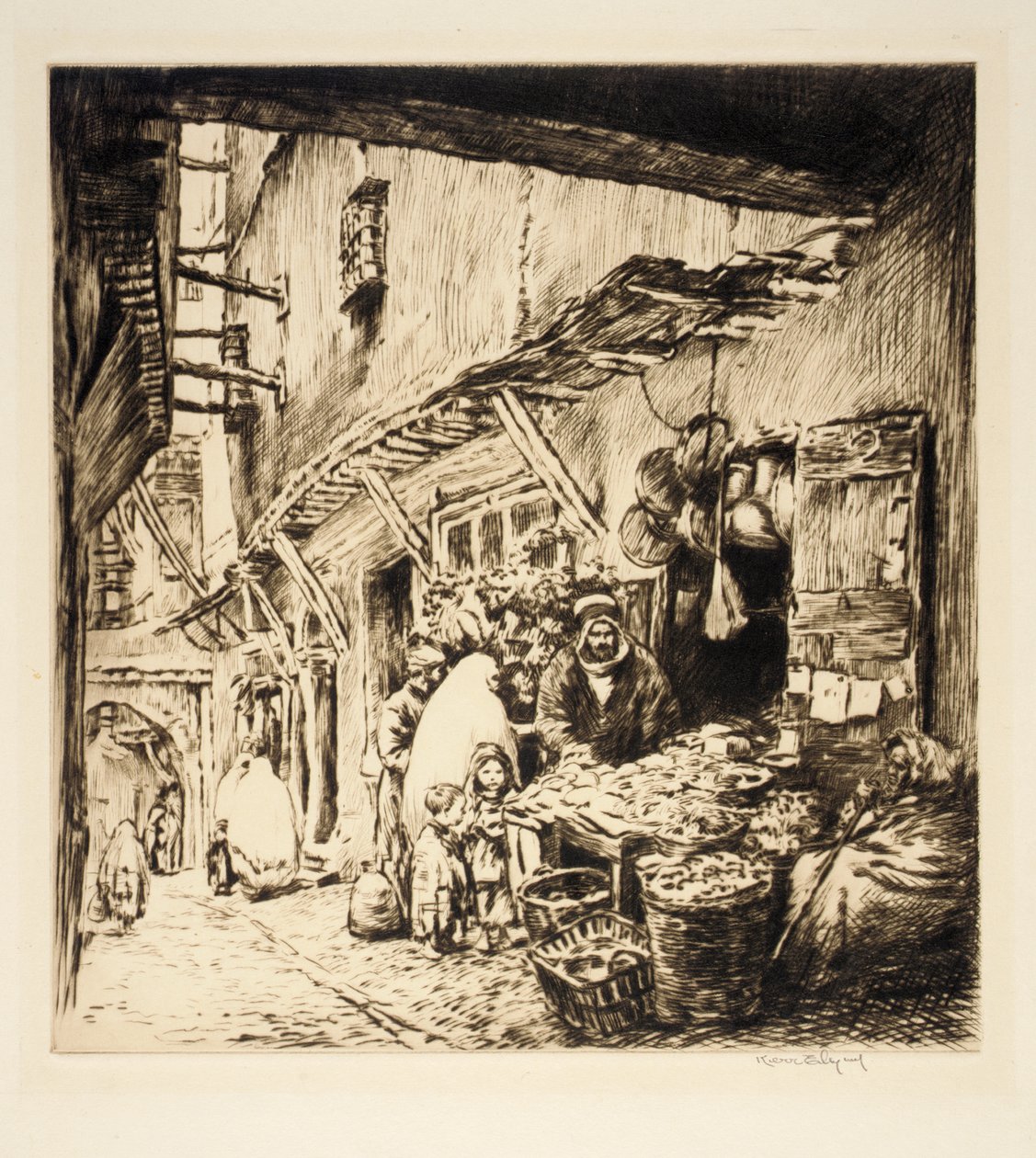 Geschäfte in der Kasbah von Kerr Eby