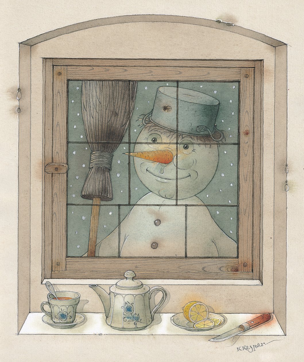 Der Schneemann, 2003 von Kestutis Kasparavicius
