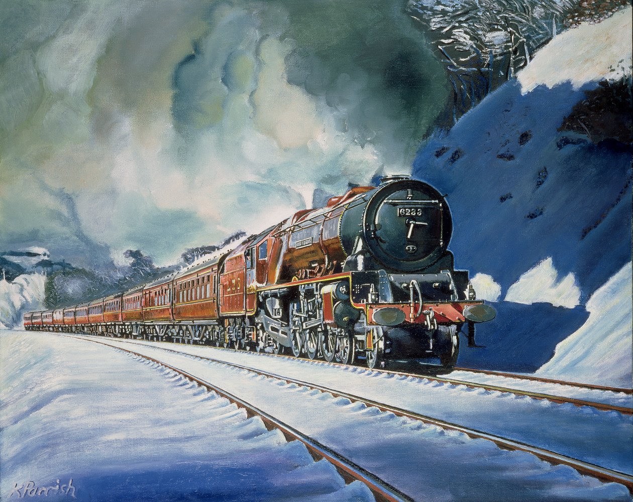 Herzogin in Trotz von Kevin Guild of Railway Artist Parrish