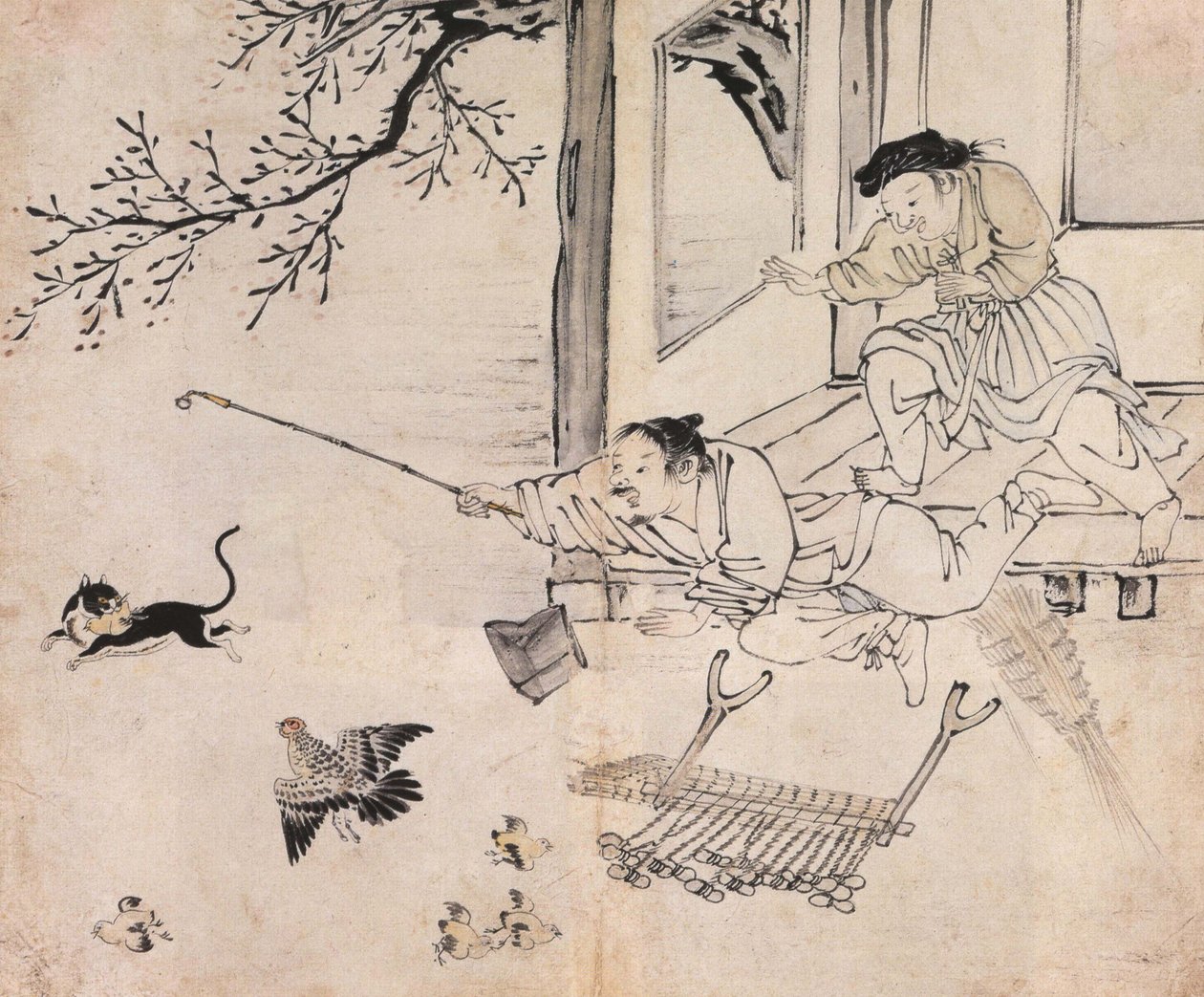 Die Katze jagen von Kim Deuk sin