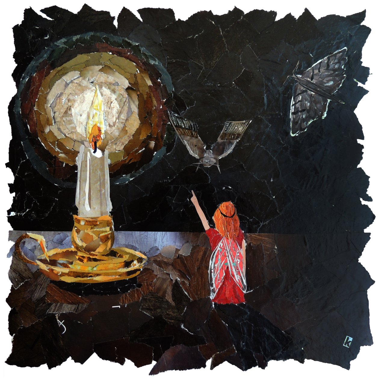 Elementarfee - Feuer von Kirstie Adamson