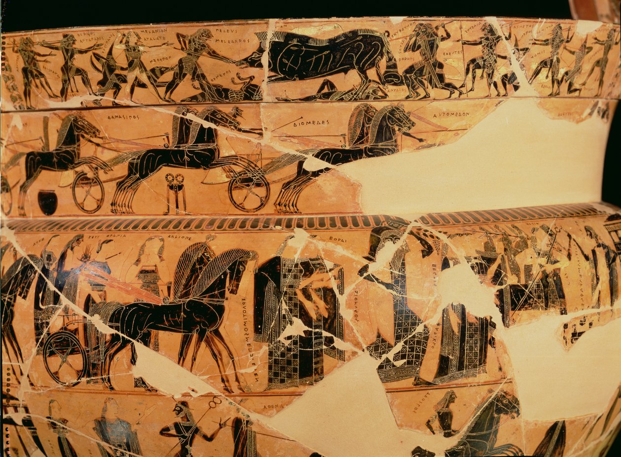 Die François-Vase, hergestellt von Ergotimos von Kleitias