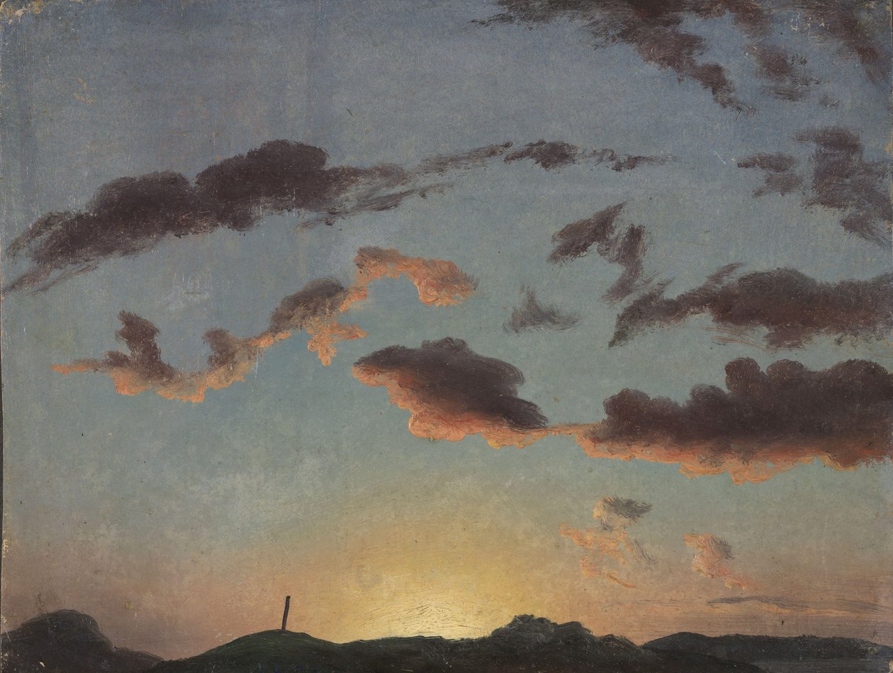 Wolkenstudie von Knud Andreassen Baade