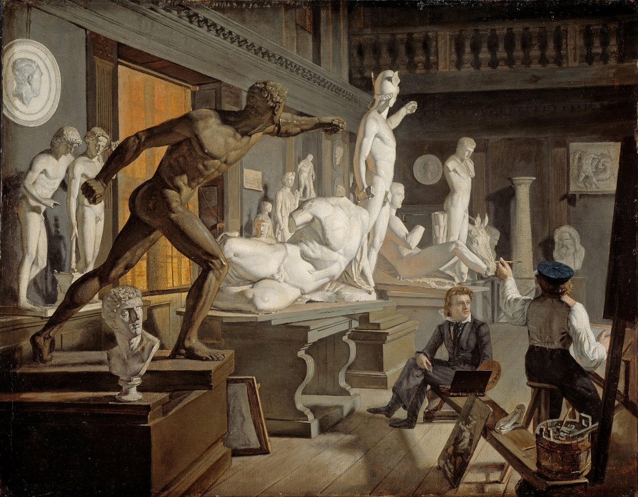 Szene aus der Akademie in Kopenhagen von Knud Baade