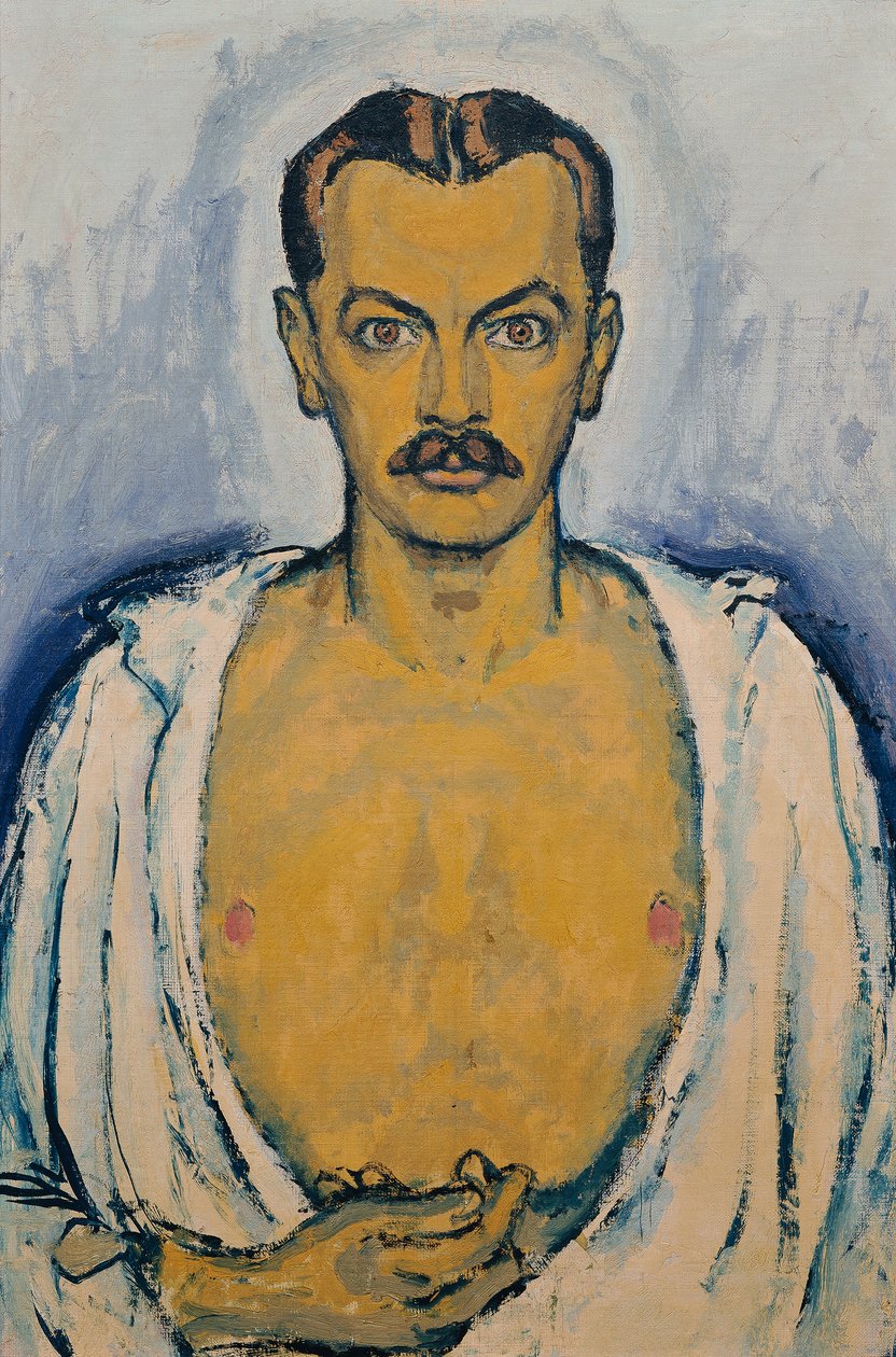 Selbstporträt von Koloman Moser