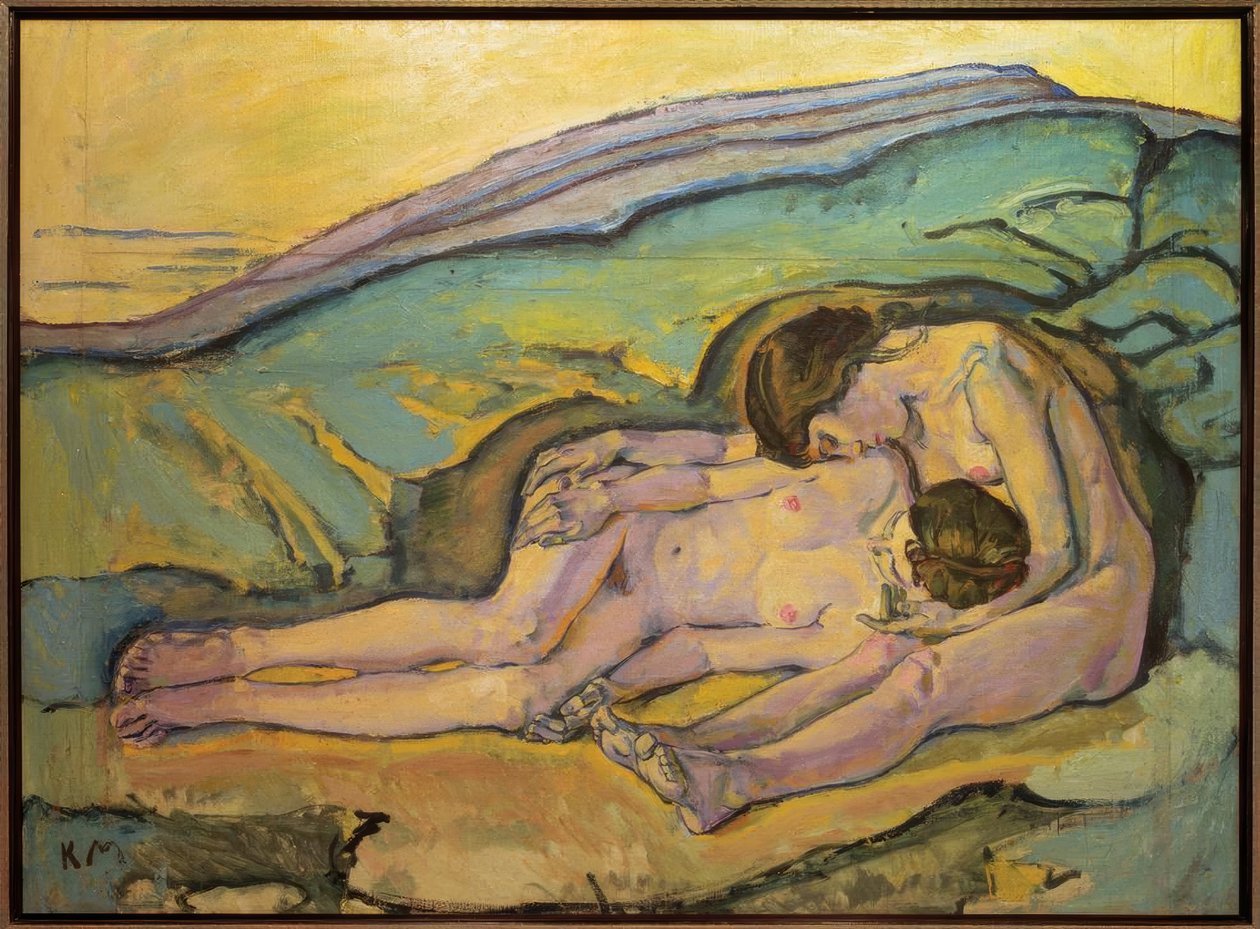Zwei Mädchen von Koloman Moser