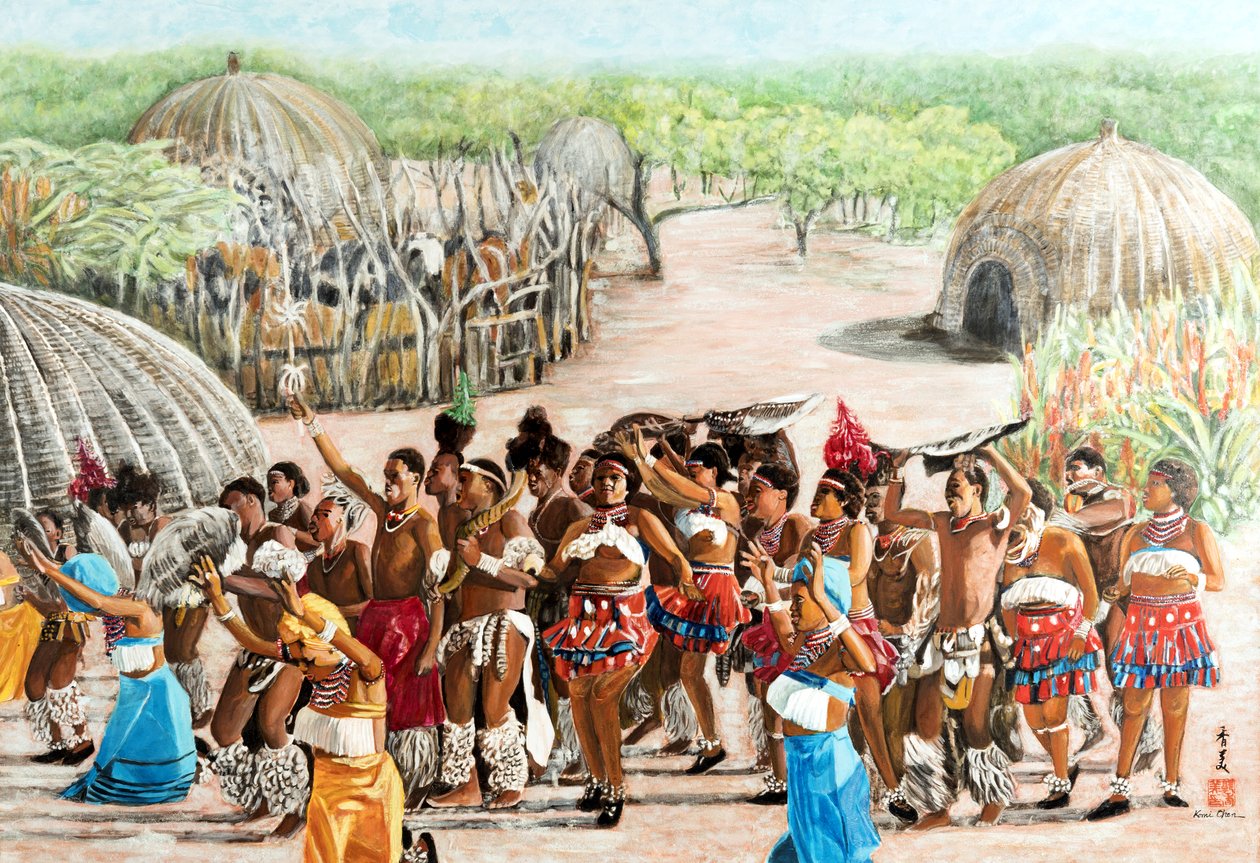 Zulu-Feier von Komi Chen