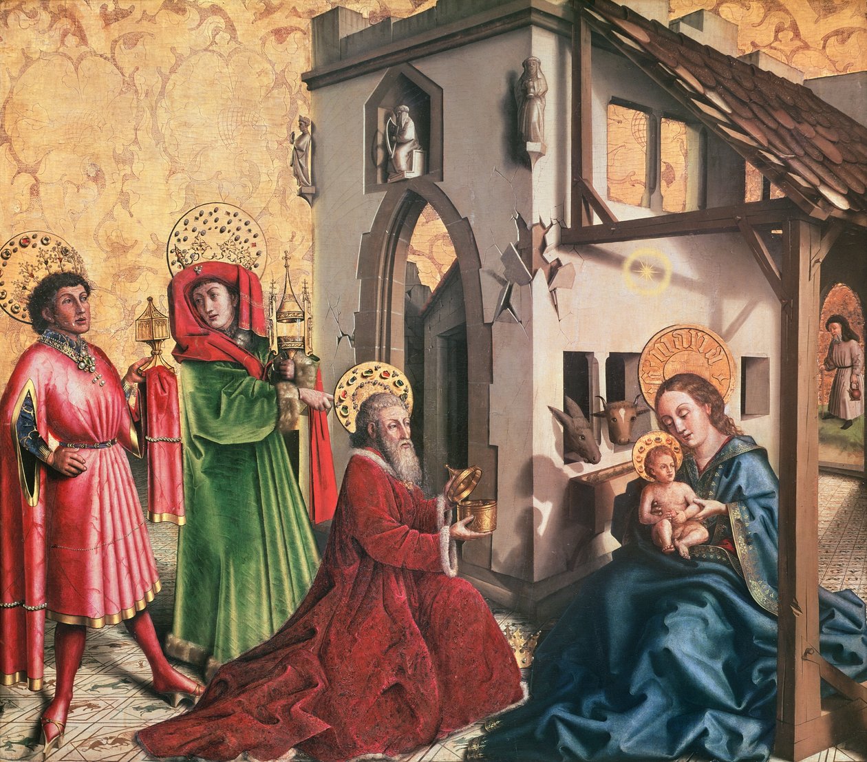 Anbetung der Könige, ca. 1444 von Konrad Witz