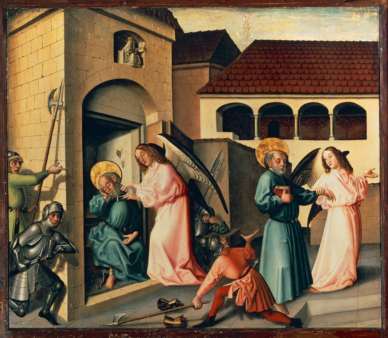 Die Befreiung des Heiligen Petrus von Konrad Witz
