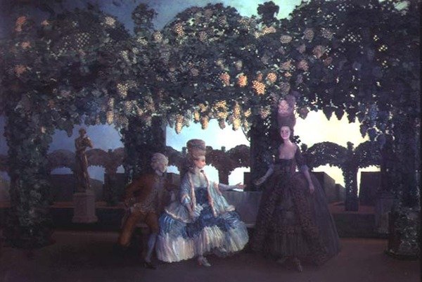 Der Abend, 1900-02 von Konstantin Andreevic Somov