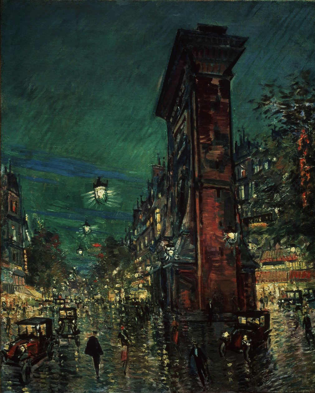 Paris, Porte Saint-Denis, 1923-1939 von Konstantin Alekseevich Korovin