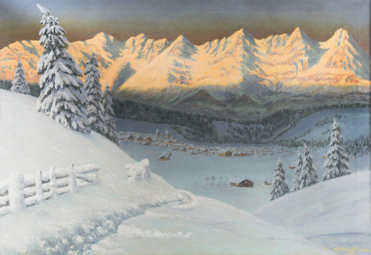 Winterlandschaft von Konstantin Alexandrovich Veshchilov