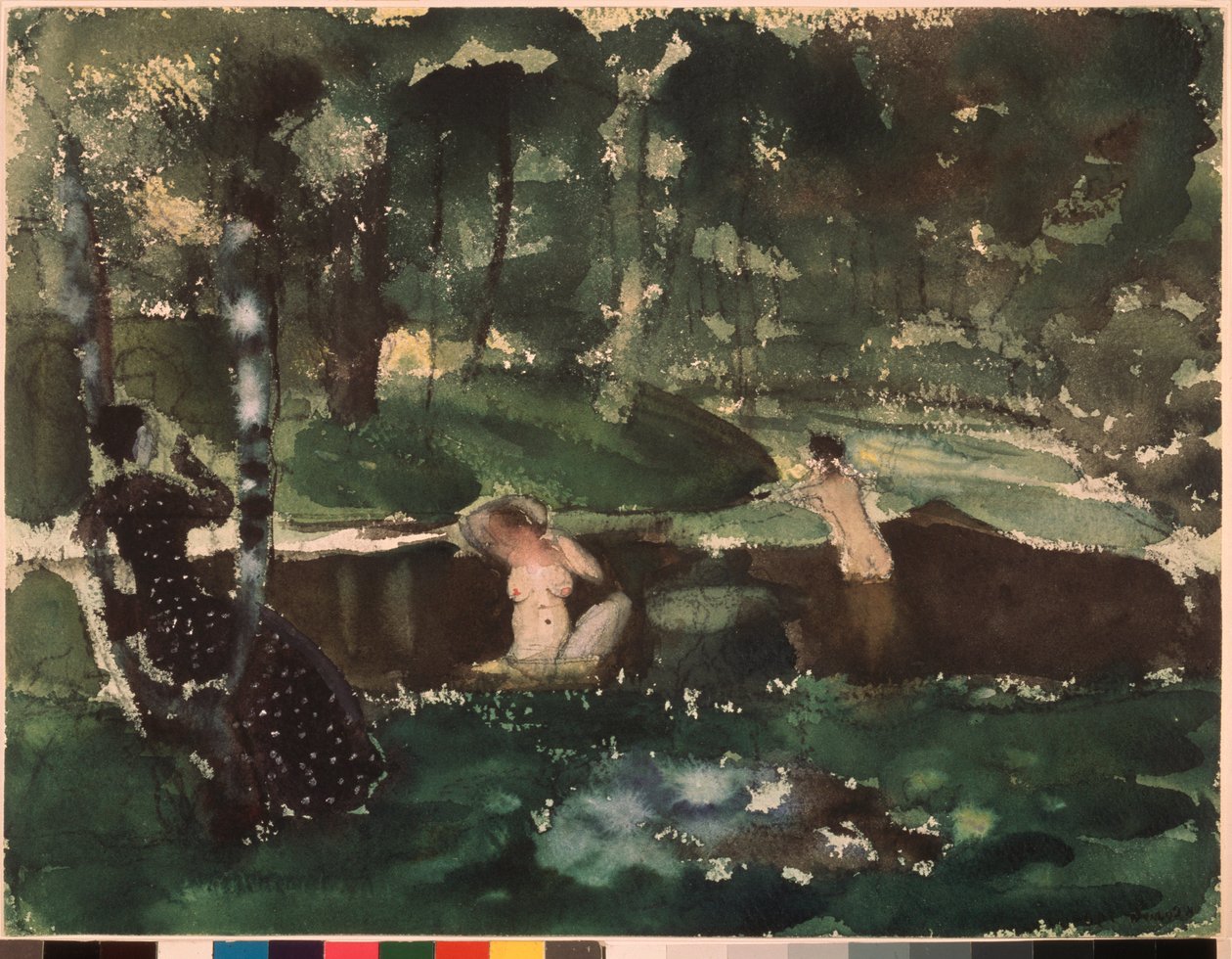 Badende von Konstantin Andreevic Somov