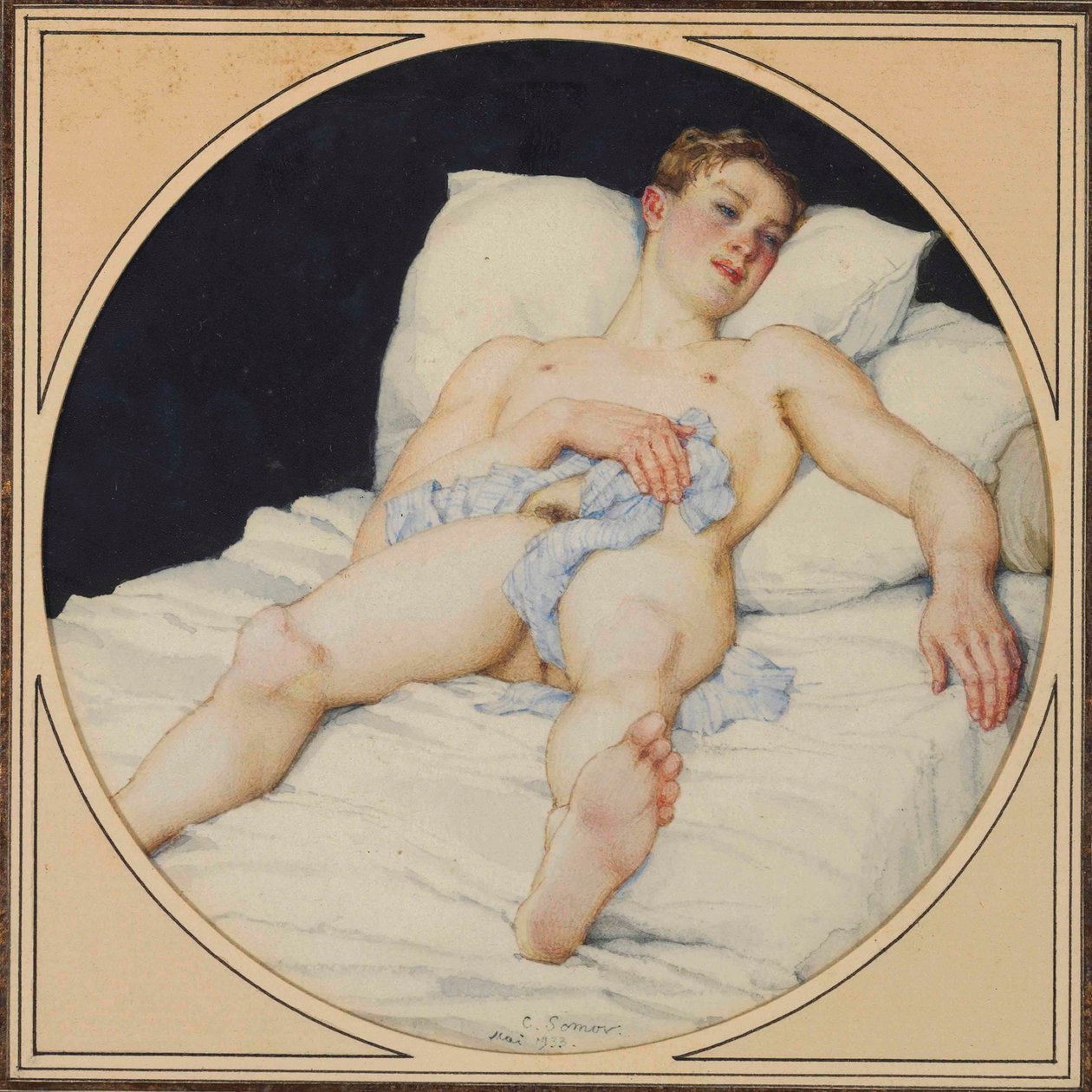 Die Ruhe, 1933 von Konstantin Andreyevic Somov
