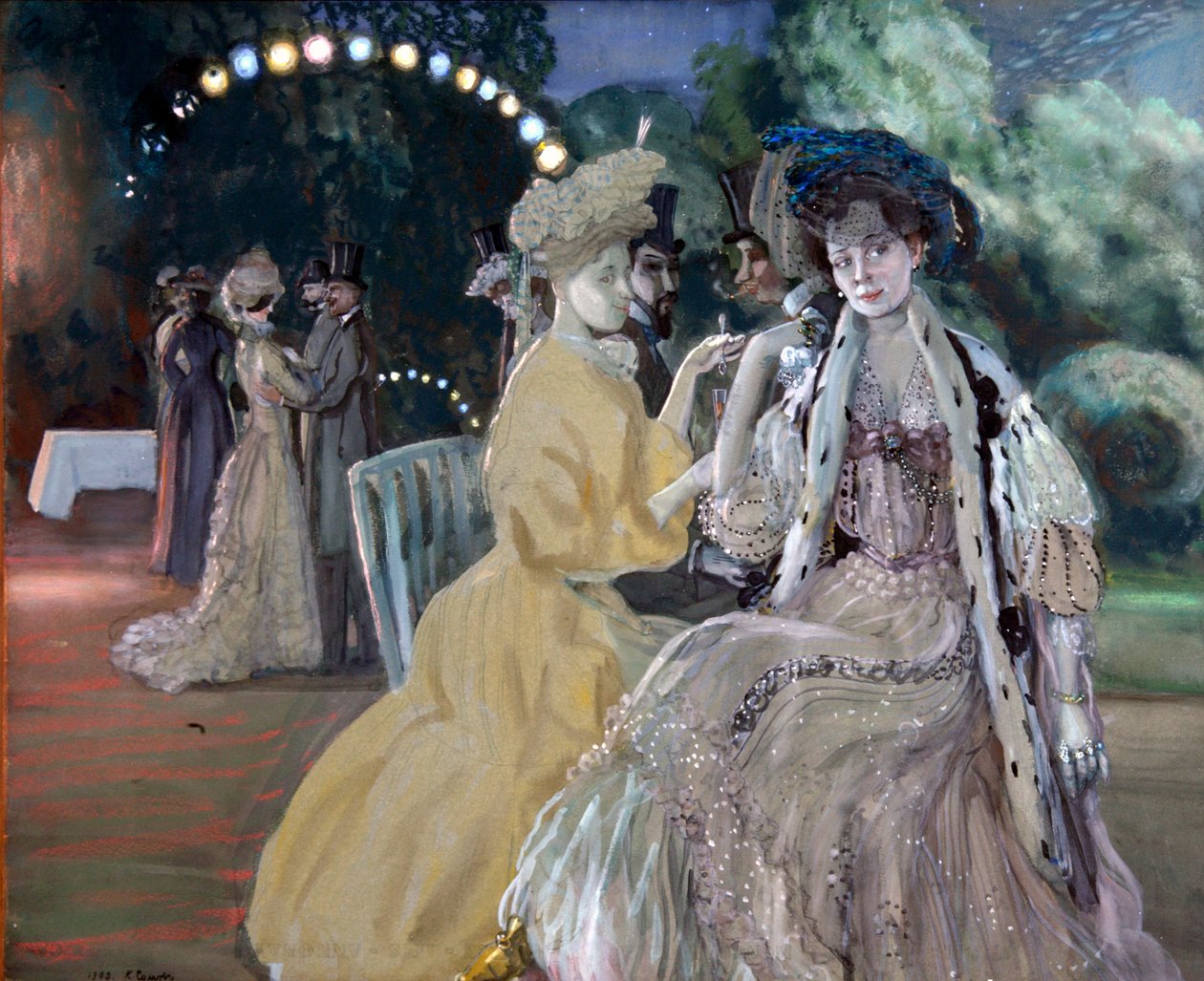 Kurtisanen, 1903 von Konstantin Andreyevich Somov