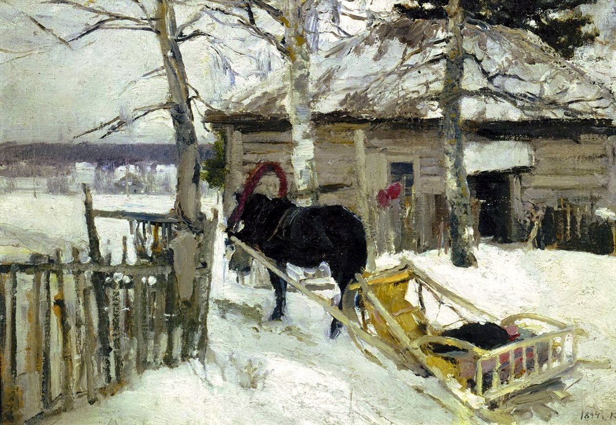 Winter, 1894 von Konstantin Alekseevich Korovin