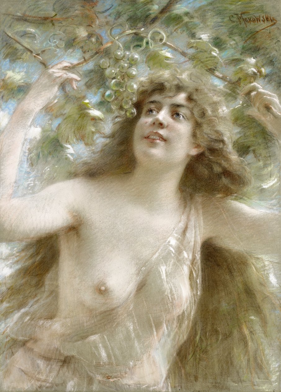 Bacchantin von Konstantin Makovsky