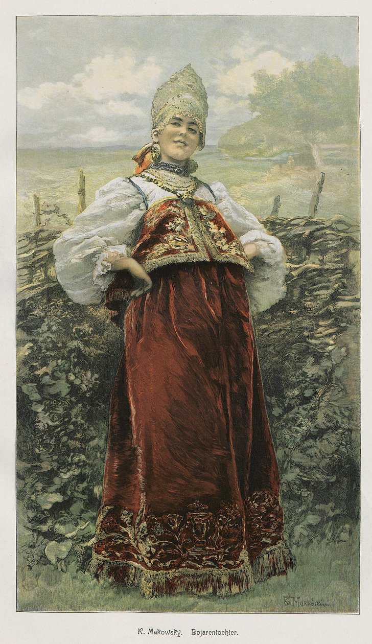 Bojarentochter von Konstantin Makovsky