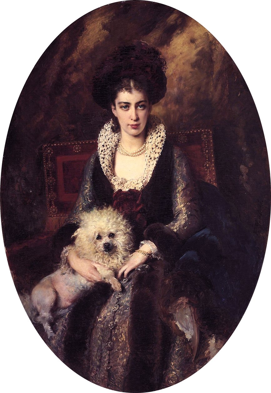 Maria Alekseevna Makovskaya von Konstantin Makovsky (1839-1915) von Konstantin Makovsky