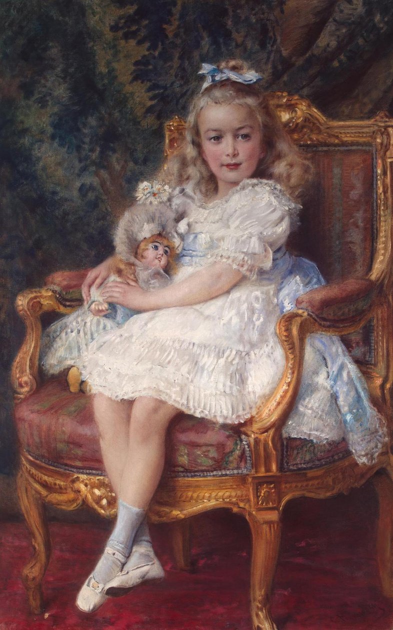 Porträt von Varvara Bibikova von Konstantin Makovsky