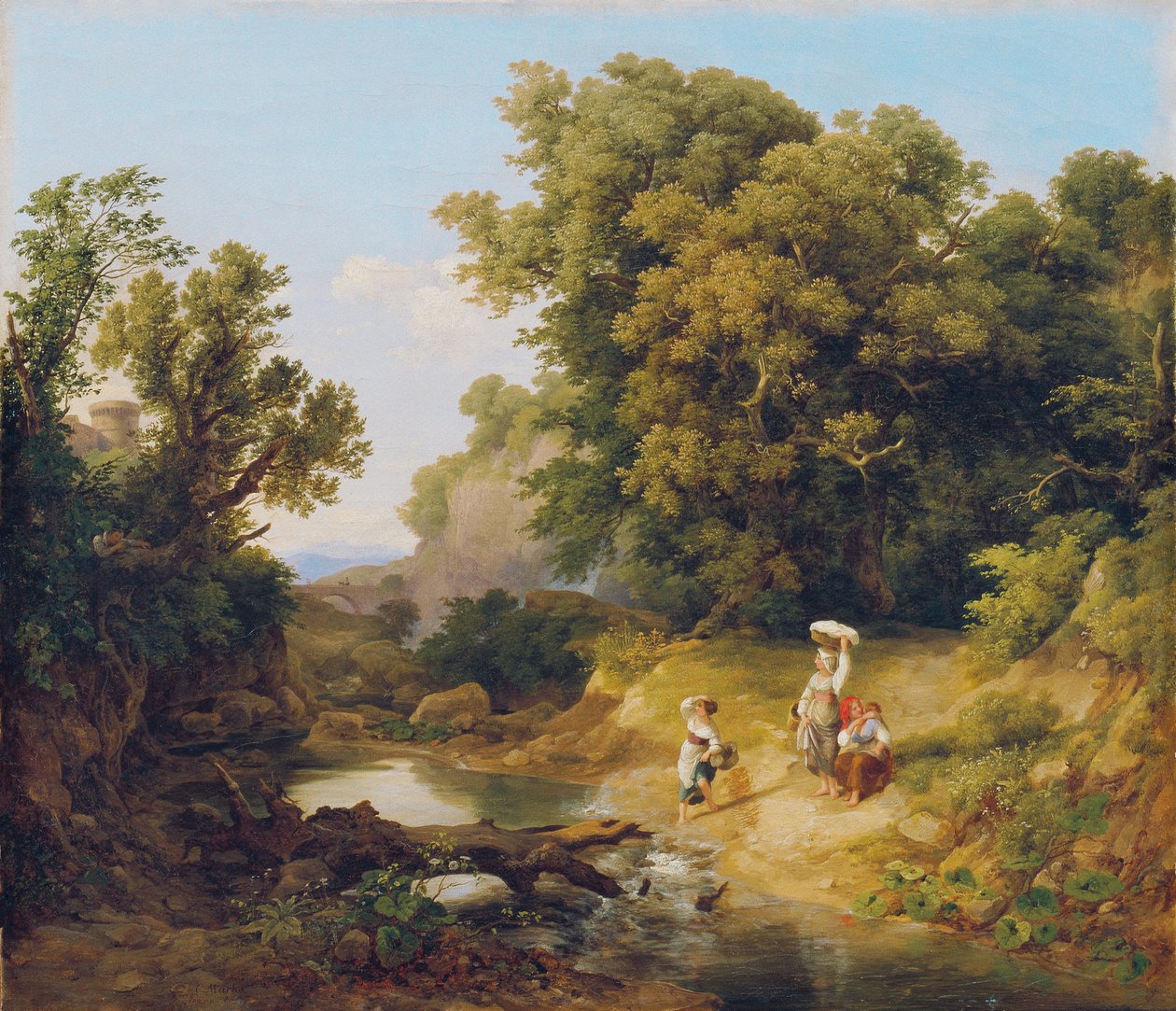 Ideale Landschaft von Károly Markó d. Ä.