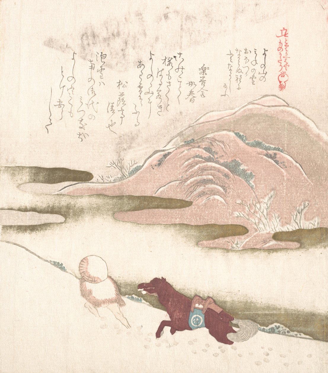 Verschneite Landschaft, 19. Jahrhundert von Kubo Shunman