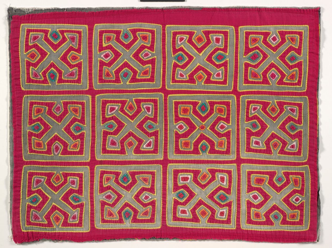 Hemdplatte (Mola), ca. 1950 von Kuna Indian Culture