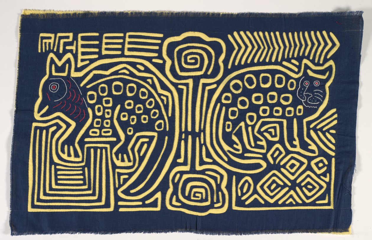 Hemdplatte (Mola), ca. 1950 von Kuna Indian Culture