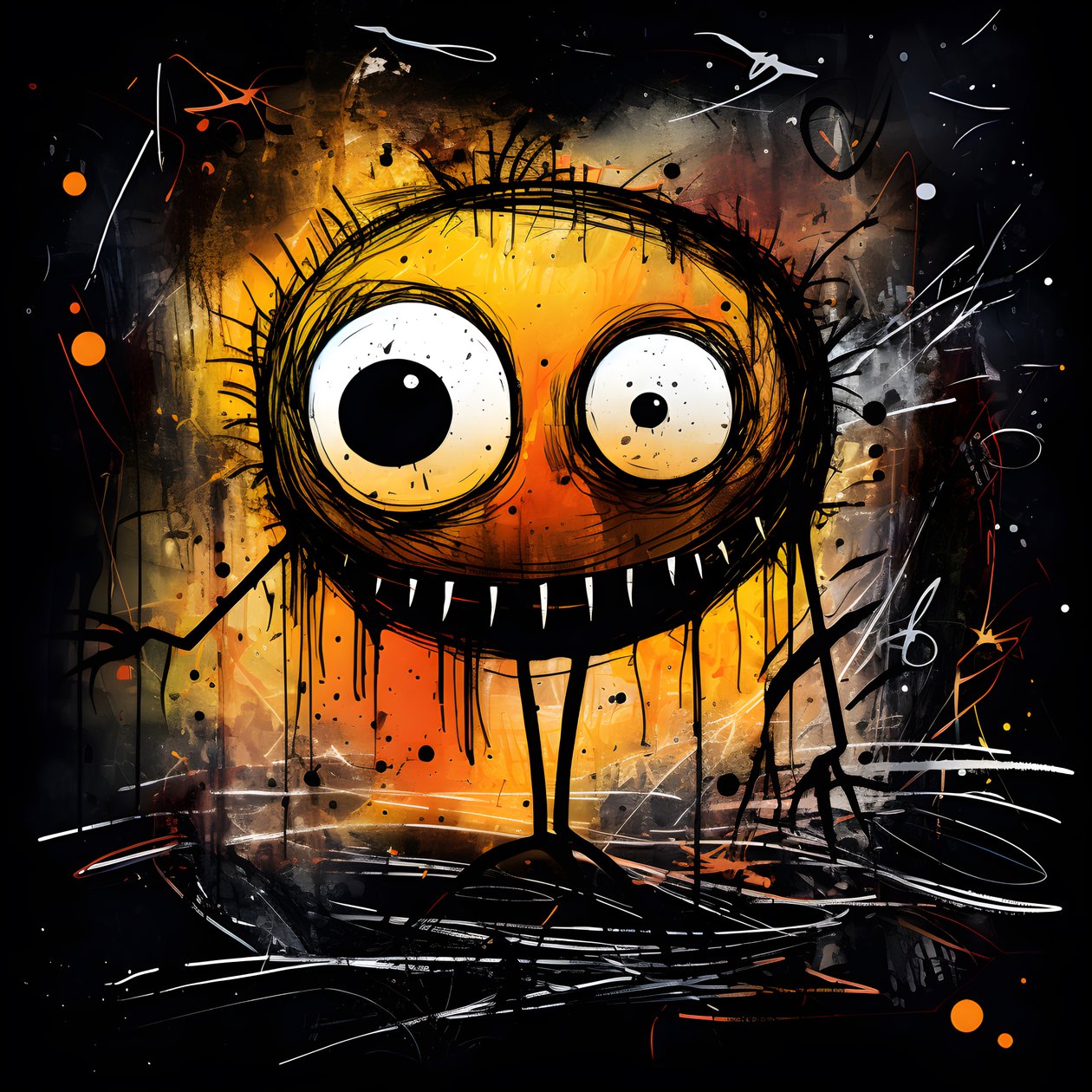Halloween-Monster 1 von Kurt Heppke