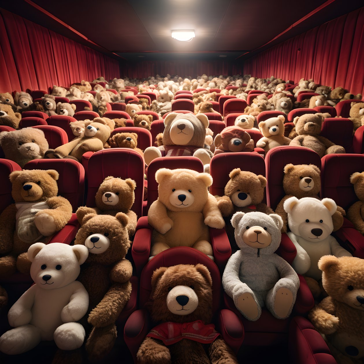 Millionen von Teddybären in einem Kino 2 von Kurt Heppke