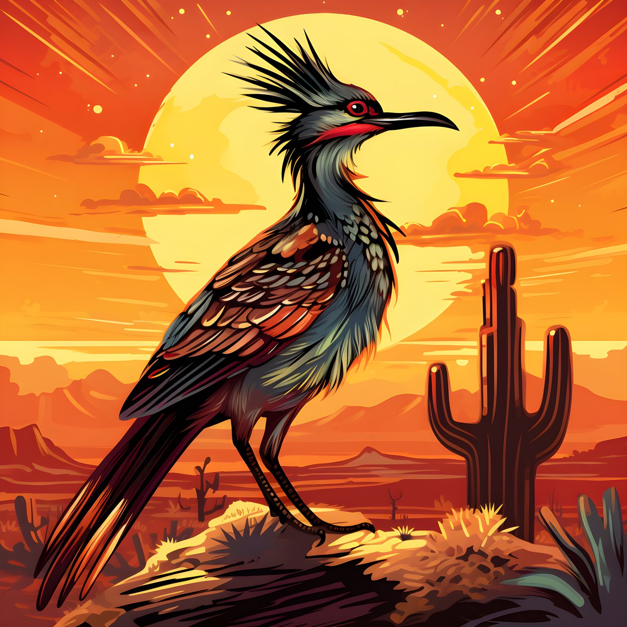 Roadrunner heiße Sonne 2 von Kurt Heppke