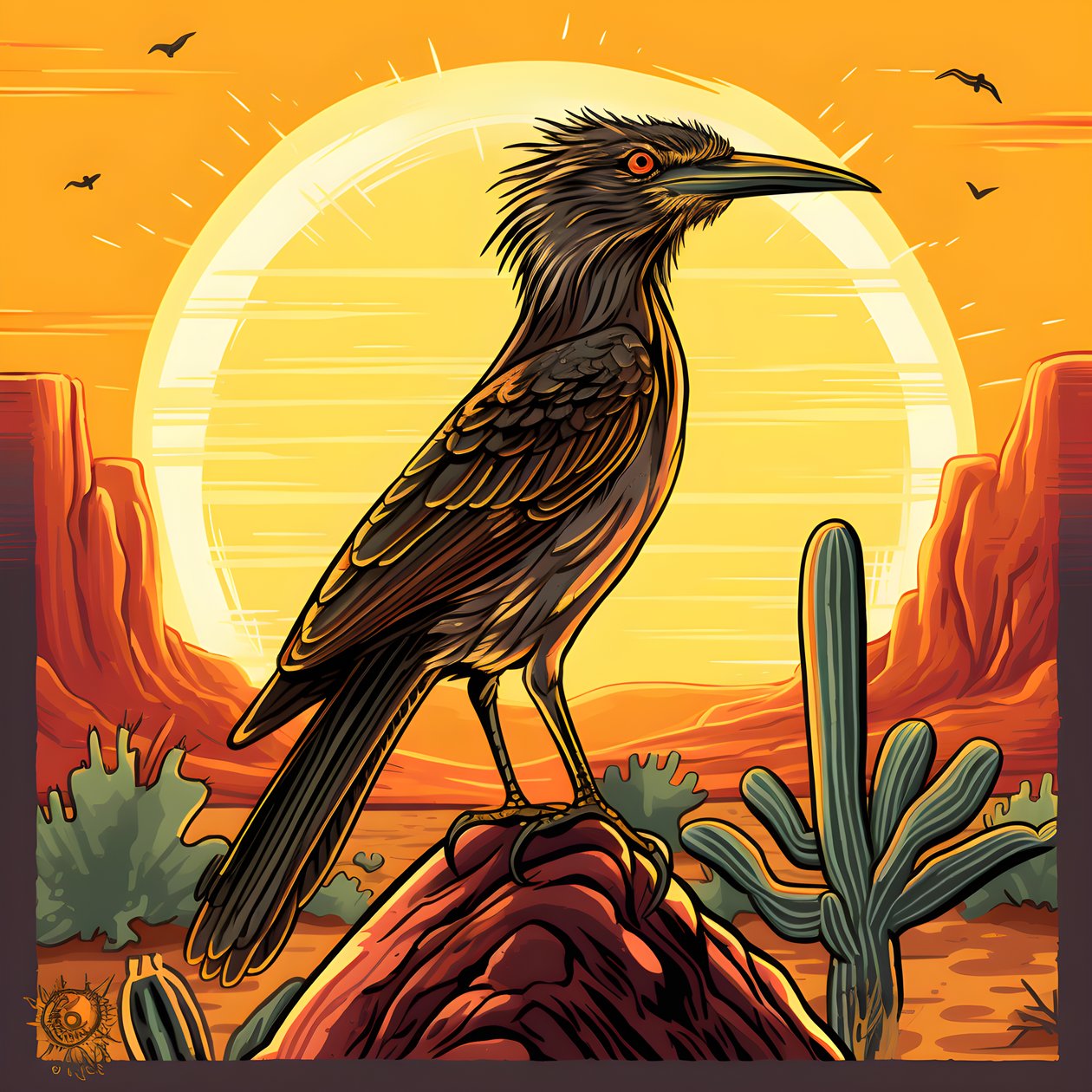 Roadrunner heiße Sonne 4 von Kurt Heppke
