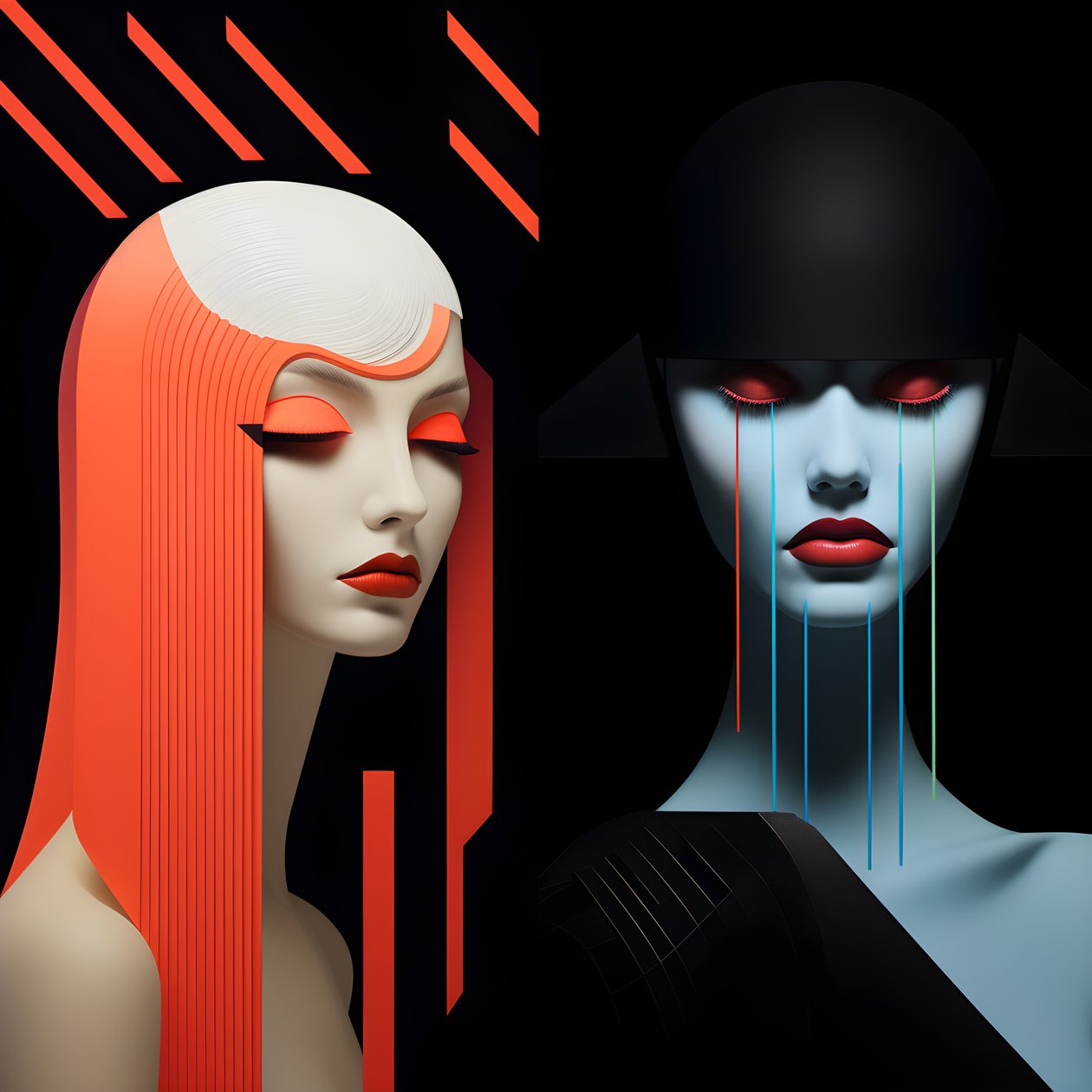 Surrealer Charakterentwurf 3 von Kurt Heppke