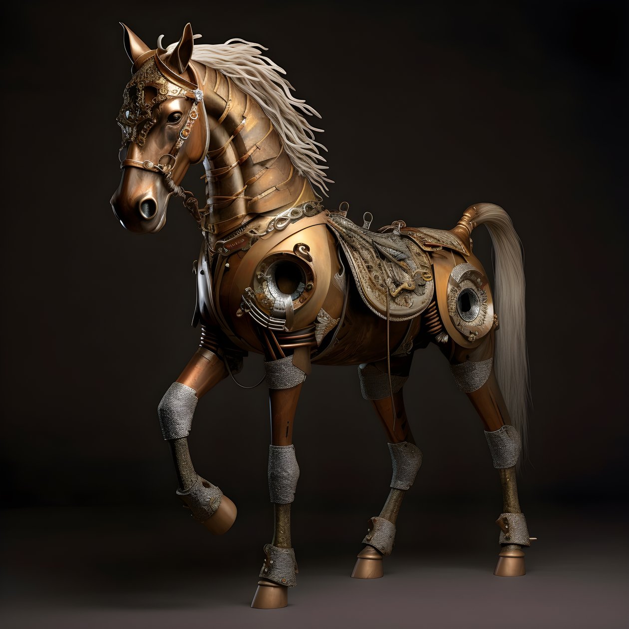 anthropomorphes Pferd von Kurt Heppke