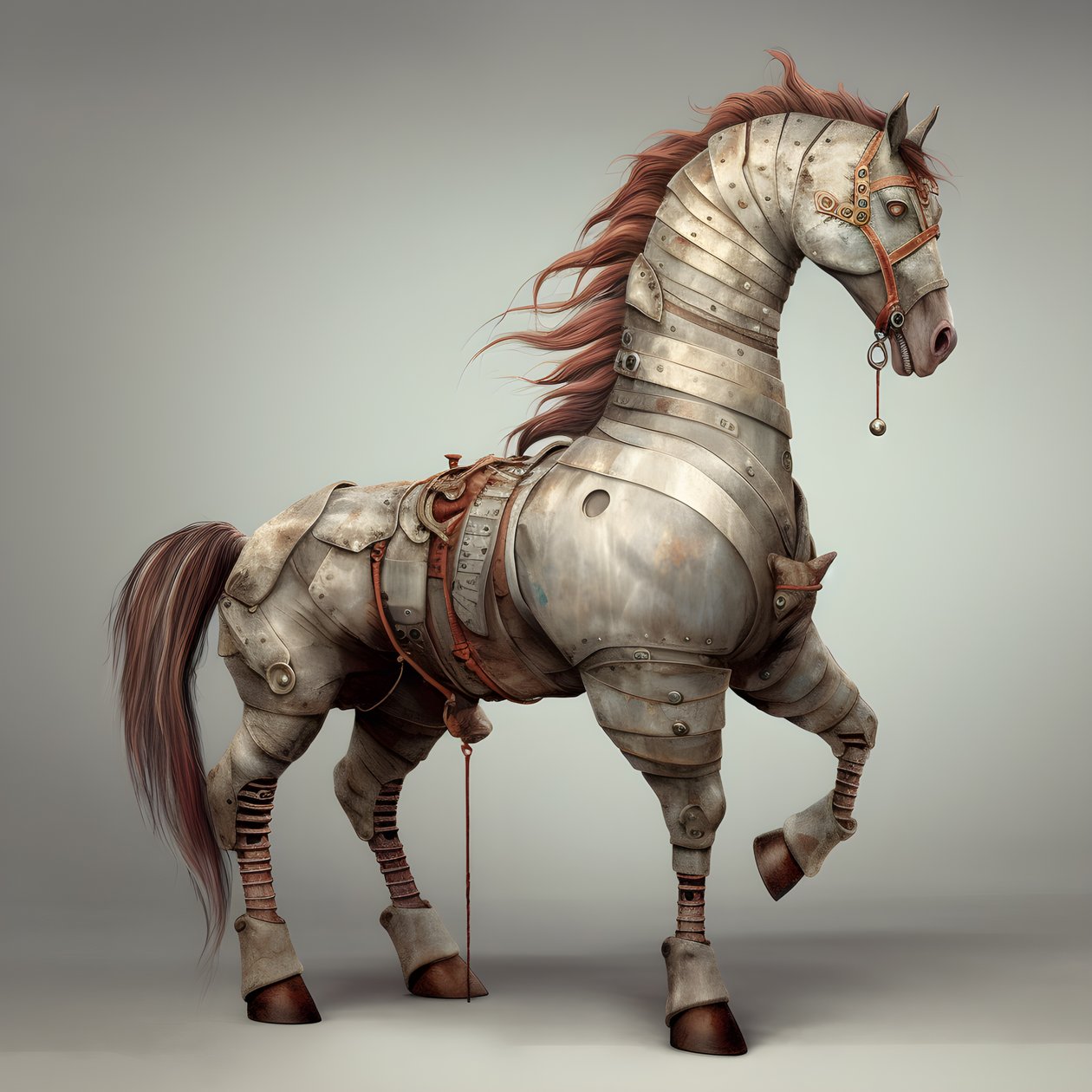 anthropomorphes Pferd von Kurt Heppke