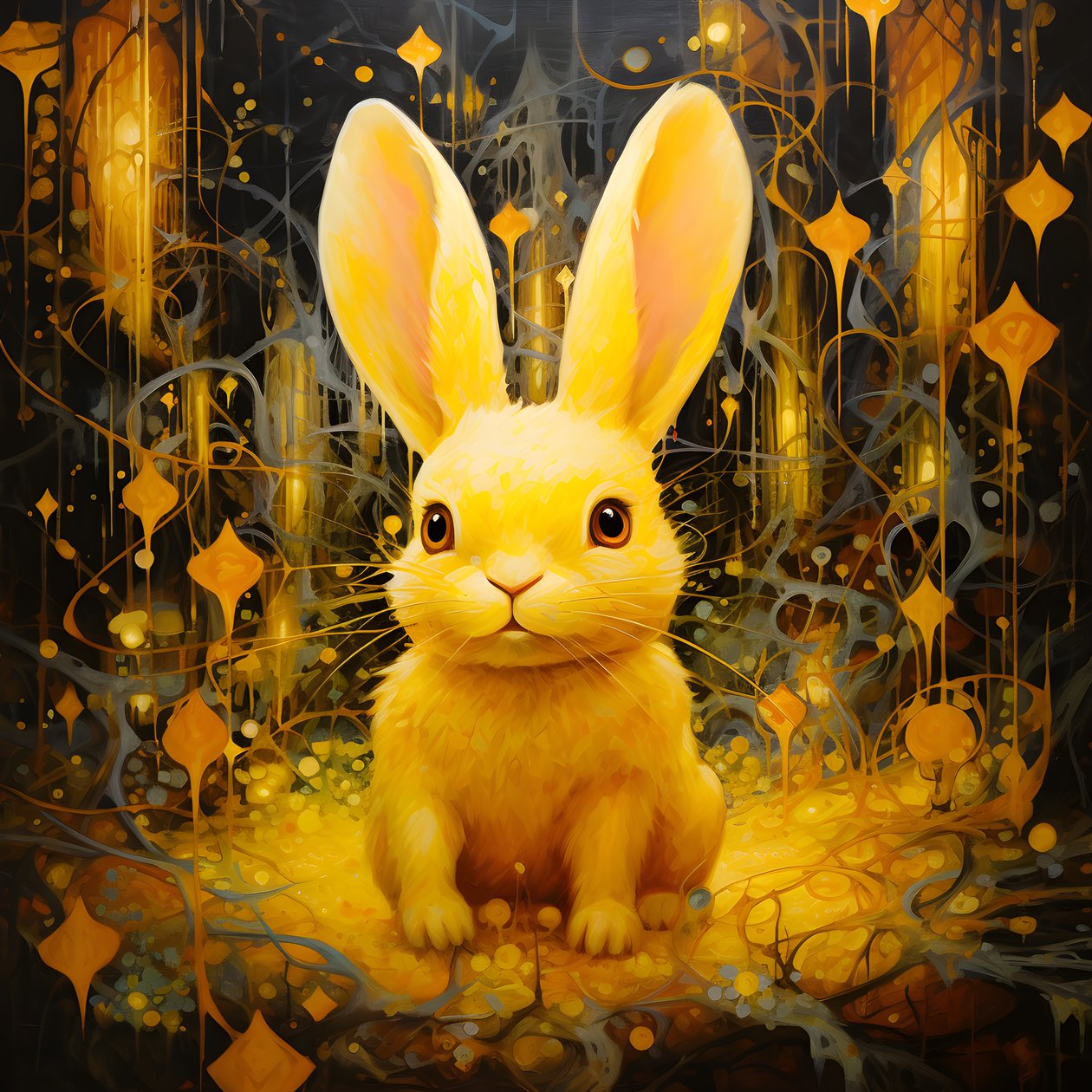 Ein gelber Hase von Kurt Heppke