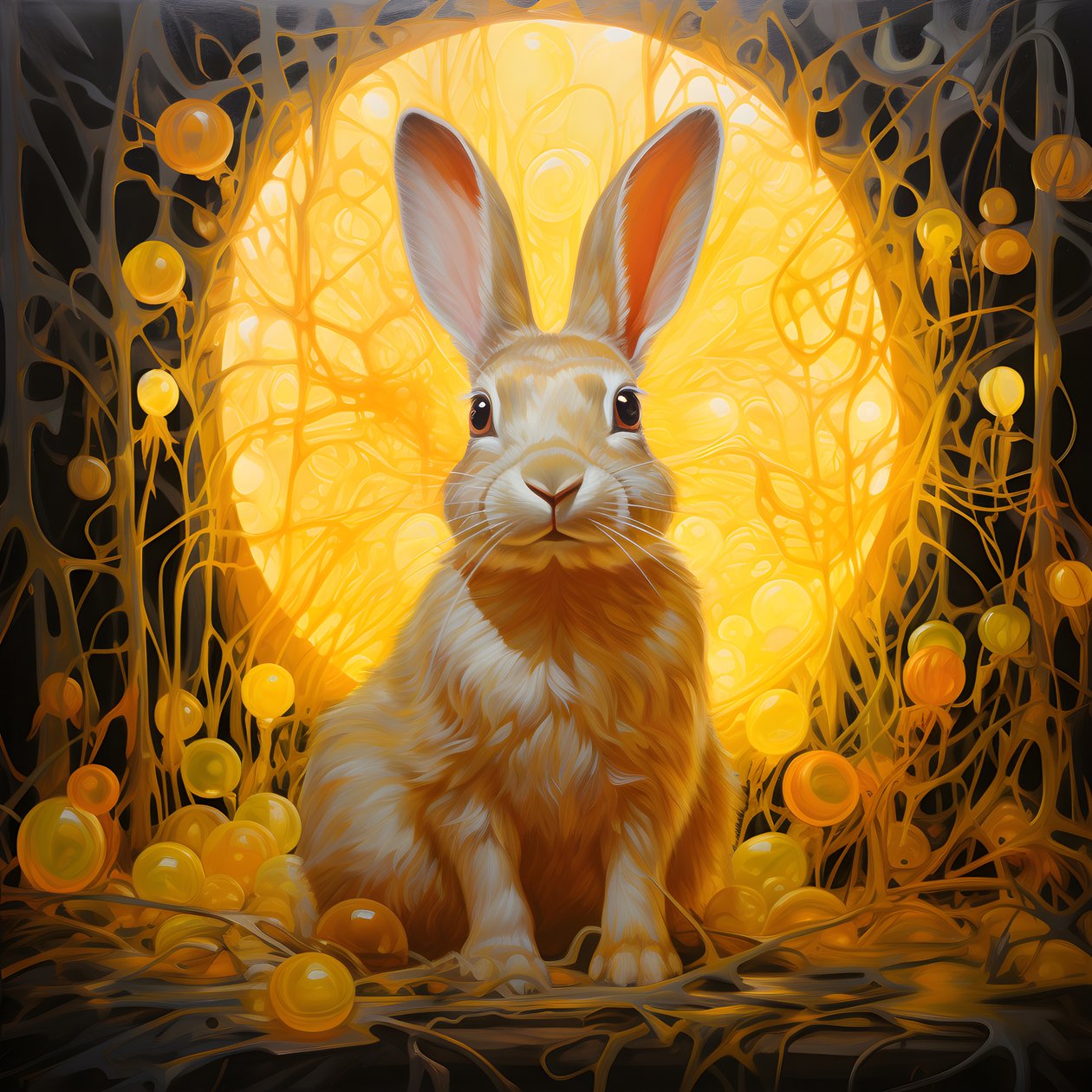 Ein gelber Hase von Kurt Heppke