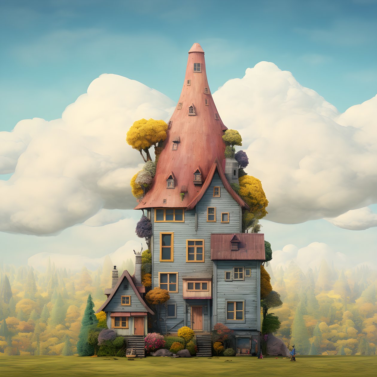 ein großes und ein kleines Haus von Kurt Heppke