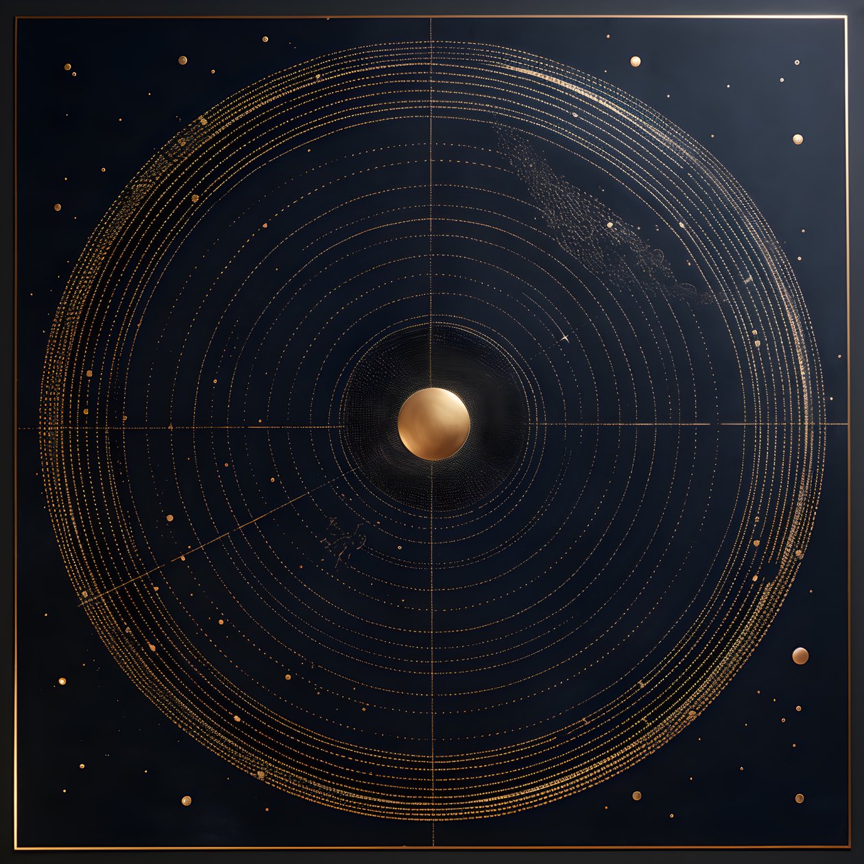 Minimalistische Astronomie 1 von Kurt Heppke