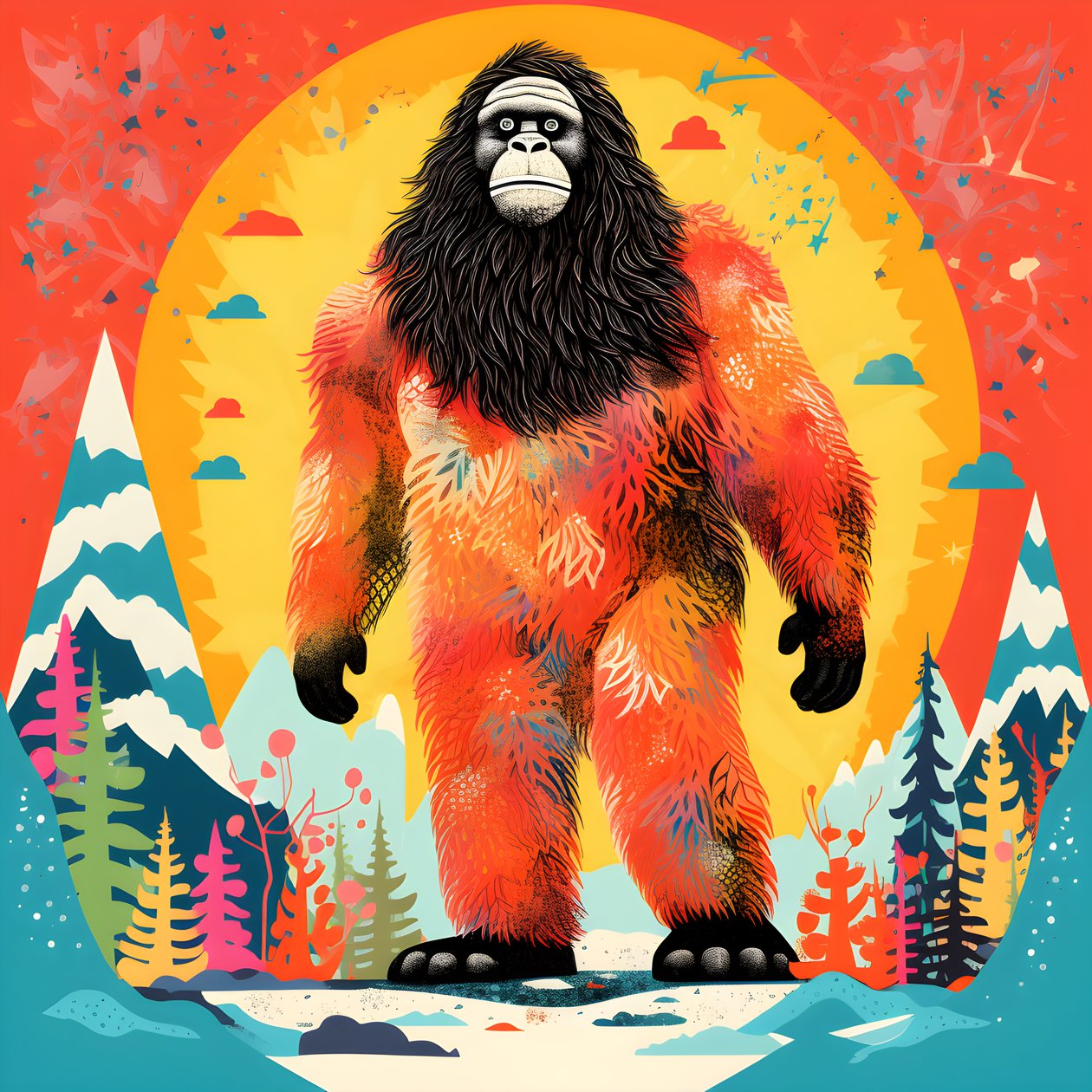 Skurrile Big Foot 2 von Kurt Heppke