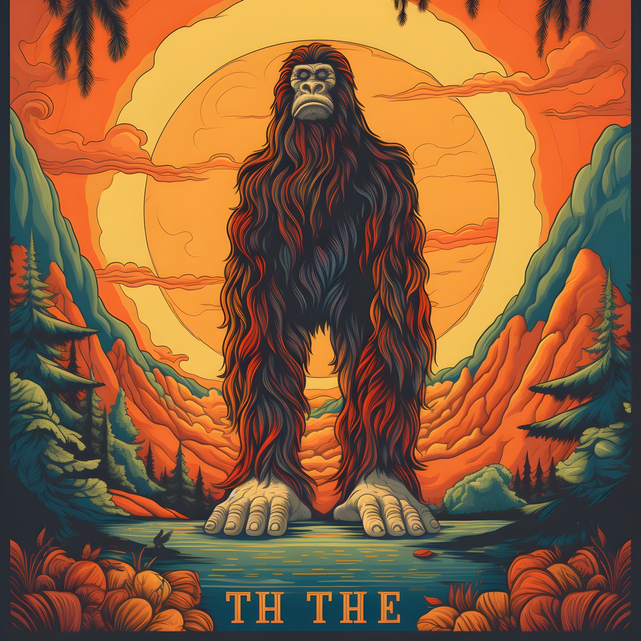 Skurrile Big Foot 3 von Kurt Heppke