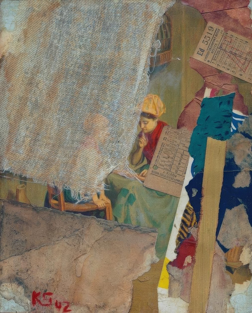 Merz 42–wie ein alter Meister von Kurt Schwitters