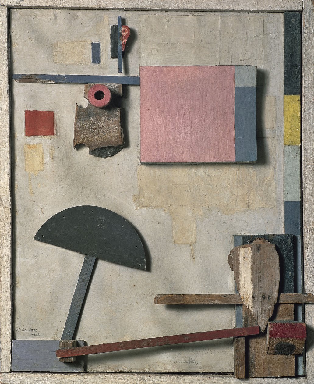 Merzbild Kijkduin, 1923 von Kurt Schwitters