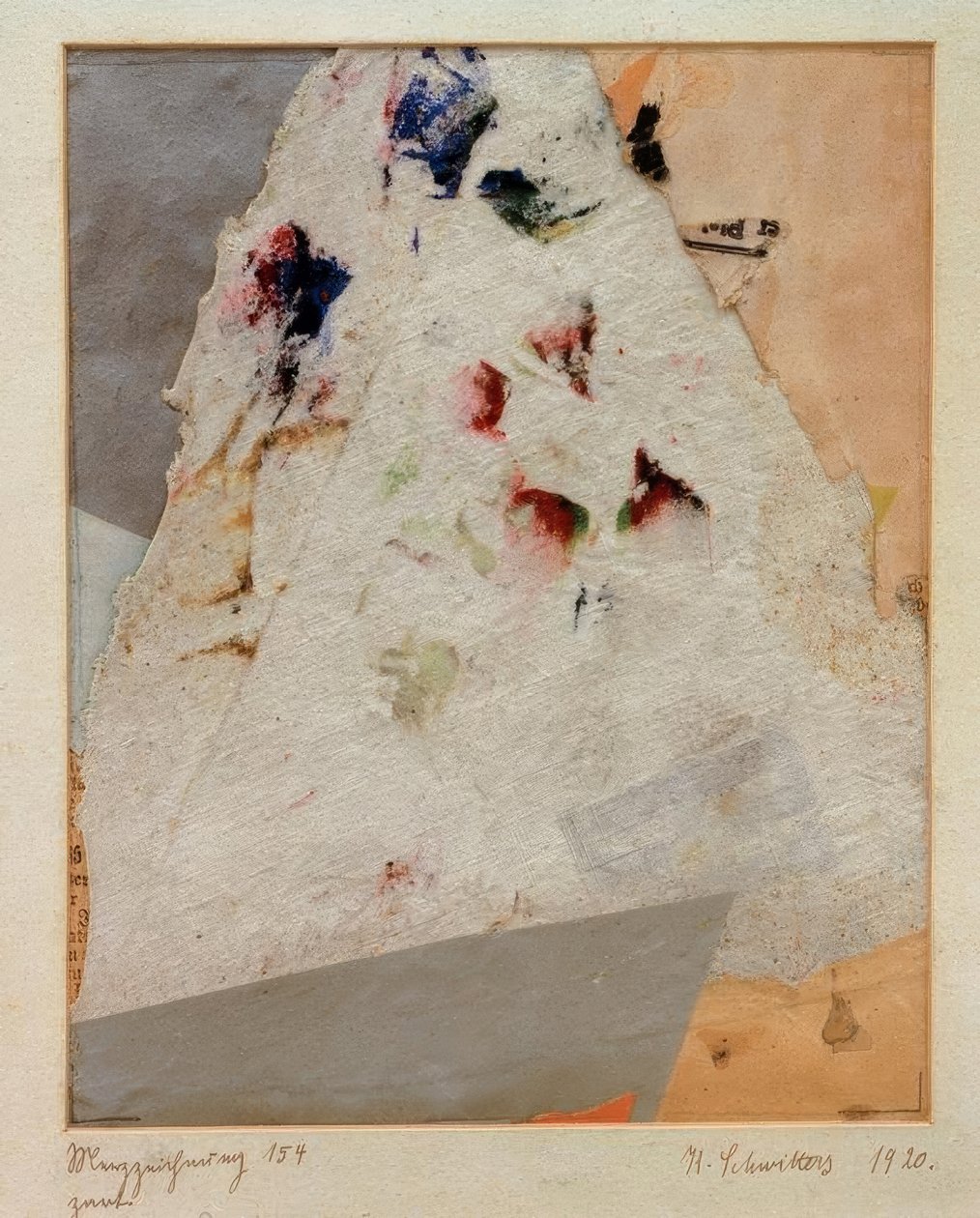Merzzeichnung 154 zart von Kurt Schwitters