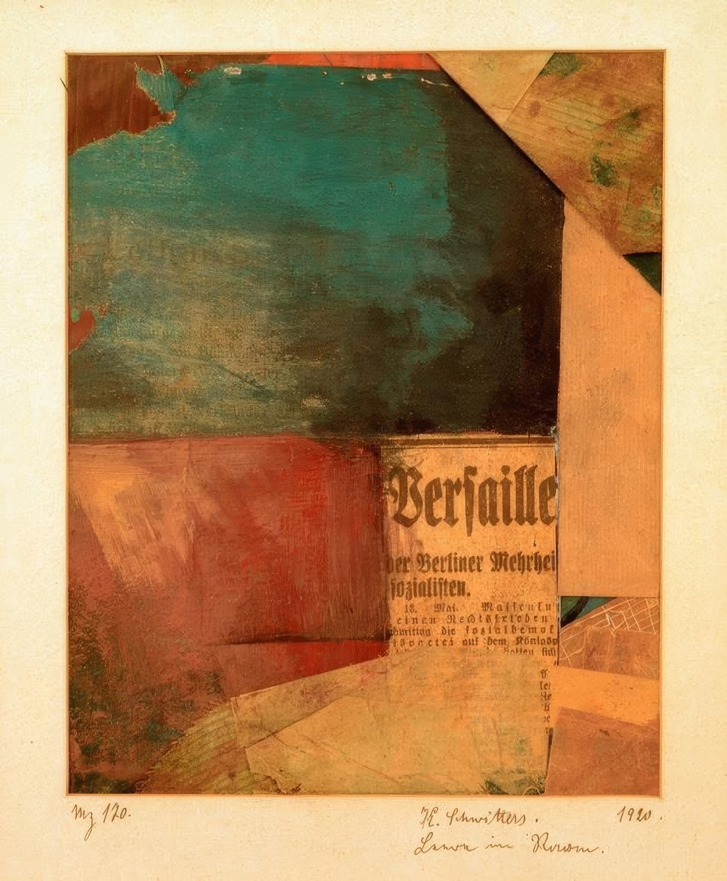 Mz 180. Leere im Raum von Kurt Schwitters