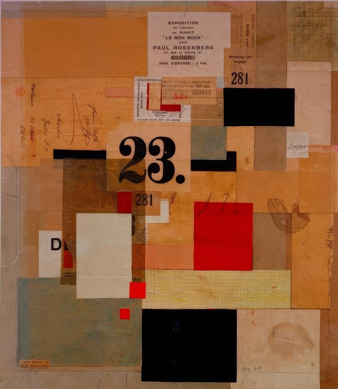 Mz 601 von Kurt Schwitters