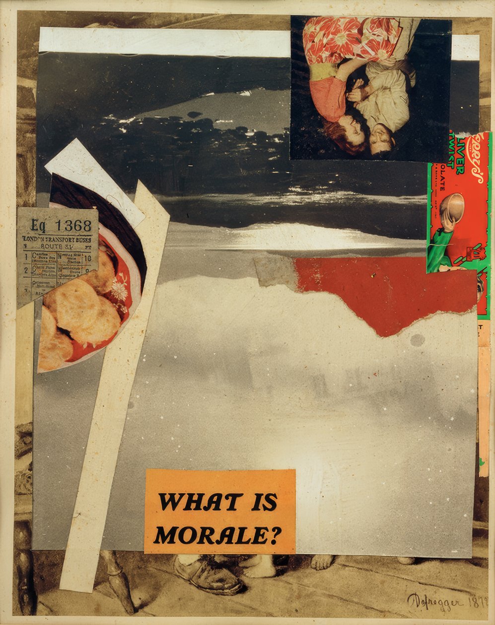 Ohne Titel (Die Puppe) von Kurt Schwitters