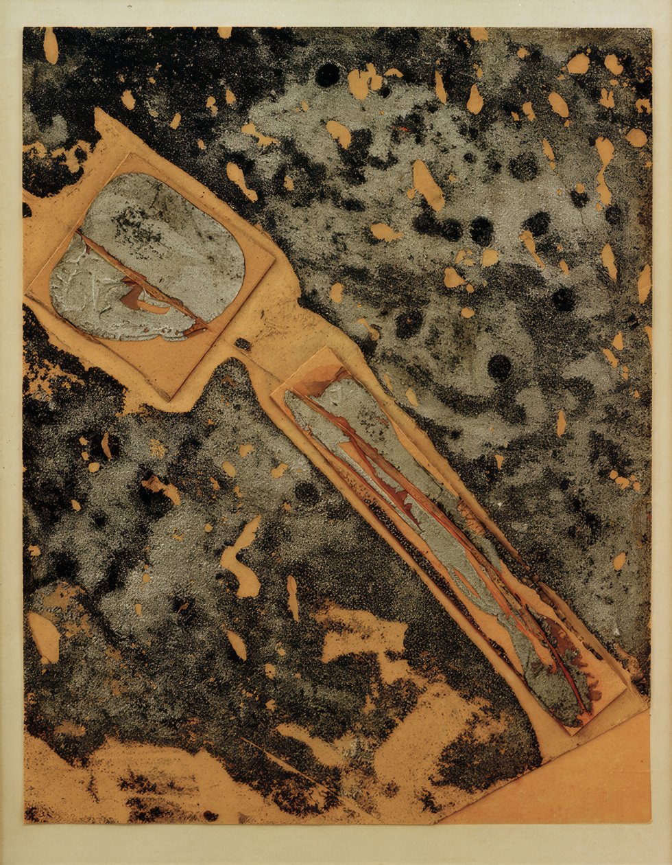 Ohne Titel (Silbern) von Kurt Schwitters
