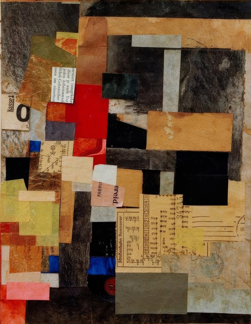 Ohne Titel (ereid.) von Kurt Schwitters